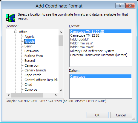 ExpertGPS is a batch coordinate converter for Angolan GPS, GIS, and CAD coordinate formats.