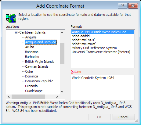 ExpertGPS is a batch coordinate converter for Antigua GPS, GIS, and CAD coordinate formats.