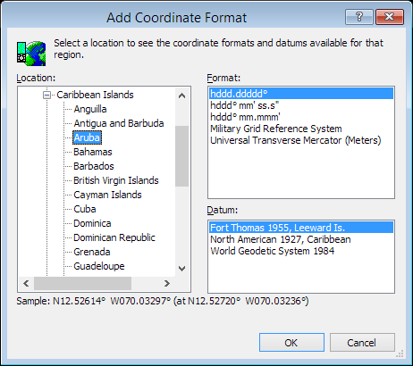 ExpertGPS is a batch coordinate converter for Aruban GPS, GIS, and CAD coordinate formats.