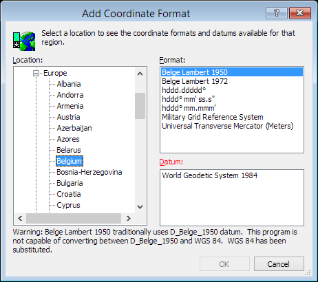 ExpertGPS is a batch coordinate converter for Belgian GPS, GIS, and CAD coordinate formats.