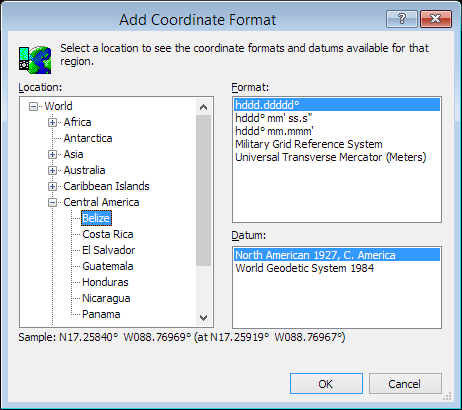 ExpertGPS is a batch coordinate converter for Belizean GPS, GIS, and CAD coordinate formats.