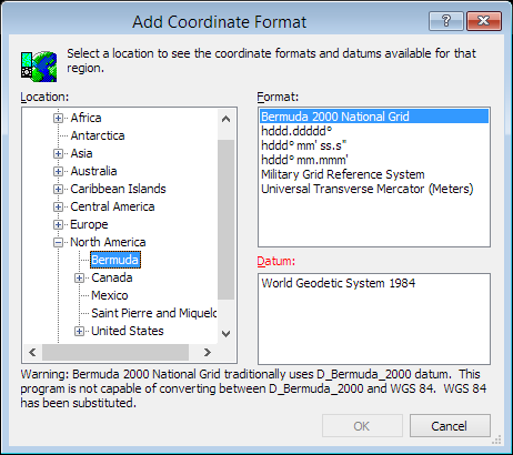 ExpertGPS is a batch coordinate converter for Bermudia GPS, GIS, and CAD coordinate formats.