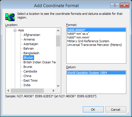 ExpertGPS is a batch coordinate converter for Bhutanese GPS, GIS, and CAD coordinate formats.