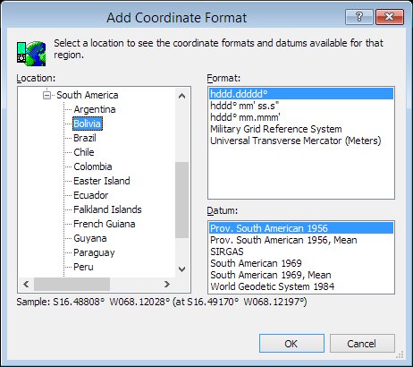 ExpertGPS is a batch coordinate converter for Bolivian GPS, GIS, and CAD coordinate formats.