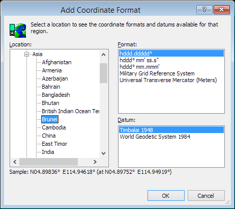 ExpertGPS is a batch coordinate converter for Bruneian GPS, GIS, and CAD coordinate formats.