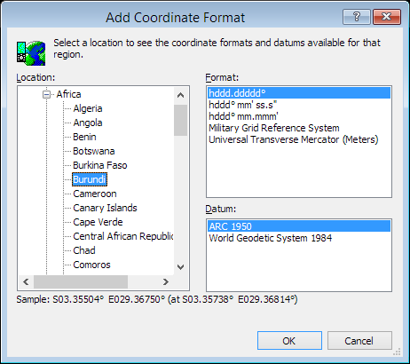 ExpertGPS is a batch coordinate converter for Burundian GPS, GIS, and CAD coordinate formats.
