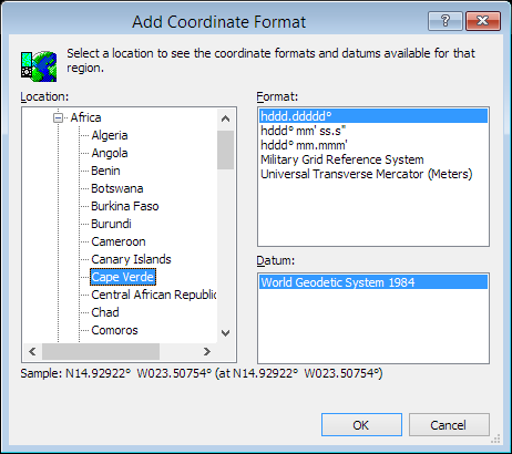ExpertGPS is a batch coordinate converter for Cape Verdean GPS, GIS, and CAD coordinate formats.
