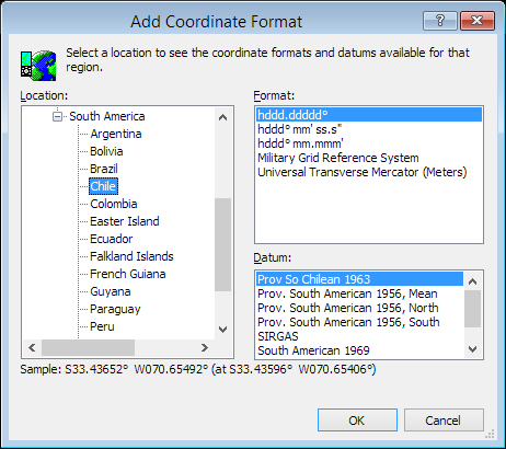 ExpertGPS is a batch coordinate converter for Chilean GPS, GIS, and CAD coordinate formats.