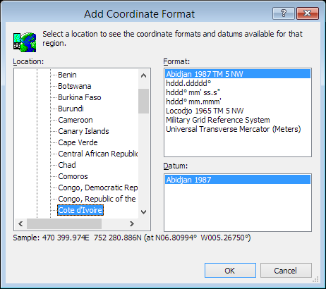 ExpertGPS is a batch coordinate converter for Ivorian GPS, GIS, and CAD coordinate formats.
