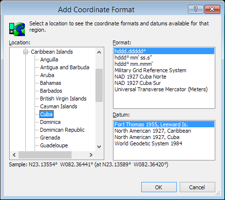 ExpertGPS is a batch coordinate converter for Cuban GPS, GIS, and CAD coordinate formats.