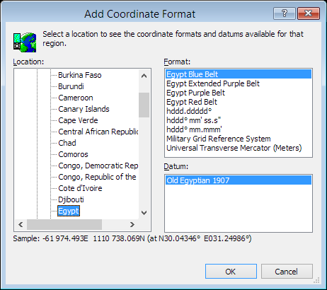 ExpertGPS is a batch coordinate converter for Egyptian GPS, GIS, and CAD coordinate formats.