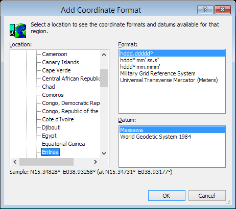 ExpertGPS is a batch coordinate converter for Eritrean GPS, GIS, and CAD coordinate formats.