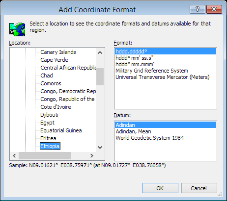 ExpertGPS is a batch coordinate converter for Ethiopian GPS, GIS, and CAD coordinate formats.