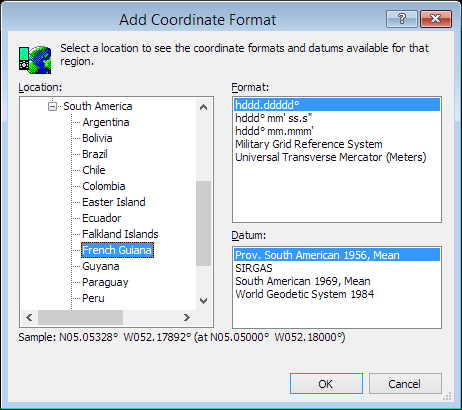ExpertGPS is a batch coordinate converter for French Guianese GPS, GIS, and CAD coordinate formats.