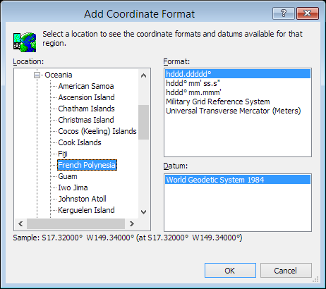ExpertGPS is a batch coordinate converter for French Polynesian GPS, GIS, and CAD coordinate formats.