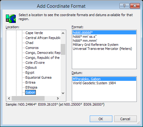 ExpertGPS is a batch coordinate converter for Gabonese GPS, GIS, and CAD coordinate formats.