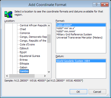 ExpertGPS is a batch coordinate converter for Gambian GPS, GIS, and CAD coordinate formats.