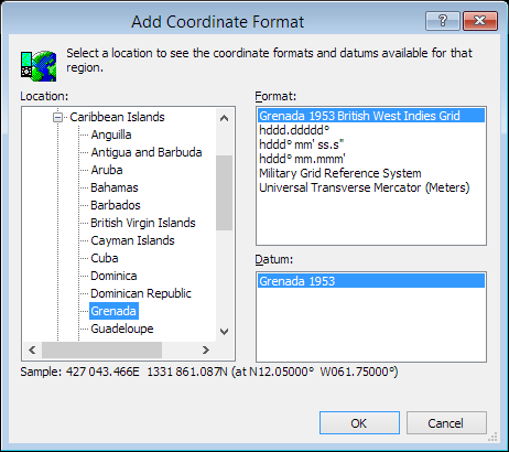 ExpertGPS is a batch coordinate converter for Grenadian GPS, GIS, and CAD coordinate formats.