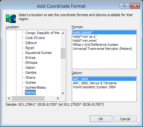 ExpertGPS is a batch coordinate converter for Kenyan GPS, GIS, and CAD coordinate formats.