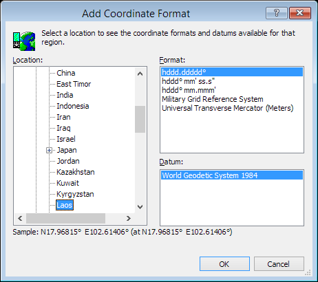 ExpertGPS is a batch coordinate converter for Laotia GPS, GIS, and CAD coordinate formats.