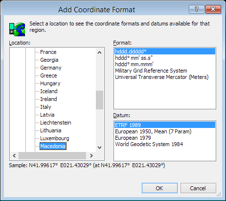 ExpertGPS is a batch coordinate converter for Macedonian GPS, GIS, and CAD coordinate formats.