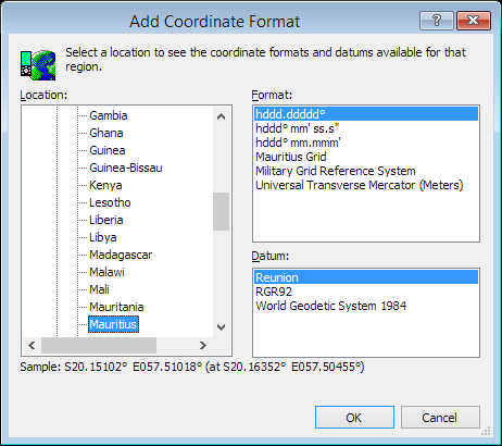 ExpertGPS is a batch coordinate converter for Mauritian GPS, GIS, and CAD coordinate formats.