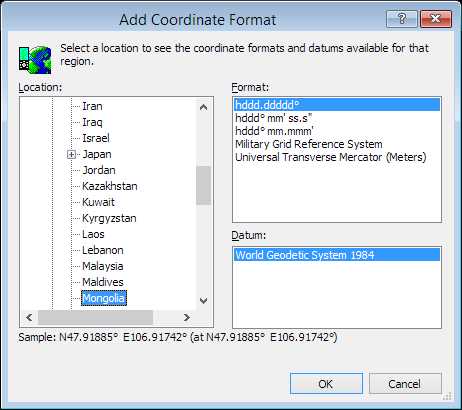 ExpertGPS is a batch coordinate converter for Mongolian GPS, GIS, and CAD coordinate formats.
