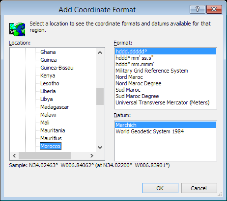 ExpertGPS is a batch coordinate converter for Moroccan GPS, GIS, and CAD coordinate formats.