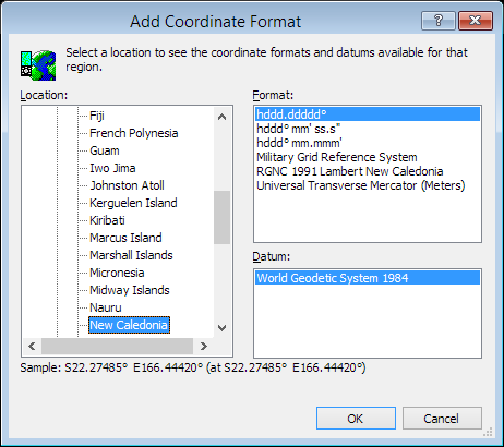 ExpertGPS is a batch coordinate converter for New Caledonian GPS, GIS, and CAD coordinate formats.