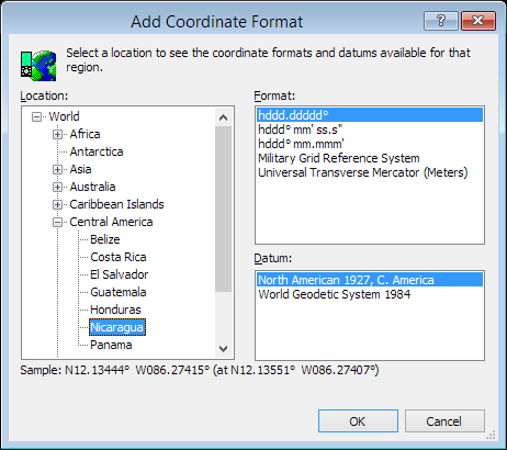 ExpertGPS is a batch coordinate converter for Nicaraguan GPS, GIS, and CAD coordinate formats.