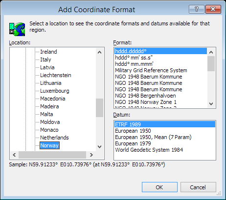 ExpertGPS is a batch coordinate converter for Norwegian GPS, GIS, and CAD coordinate formats.