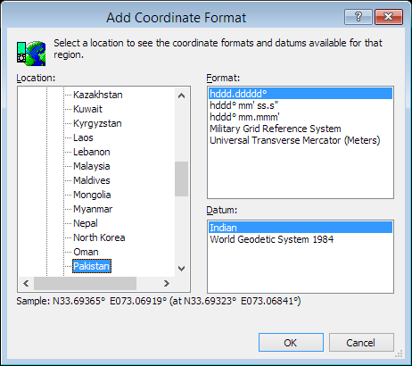 ExpertGPS is a batch coordinate converter for Pakistani GPS, GIS, and CAD coordinate formats.