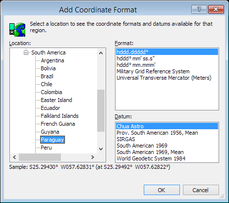 ExpertGPS is a batch coordinate converter for Paraguayan GPS, GIS, and CAD coordinate formats.