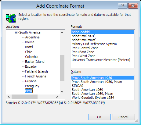 ExpertGPS is a batch coordinate converter for Peruvian GPS, GIS, and CAD coordinate formats.