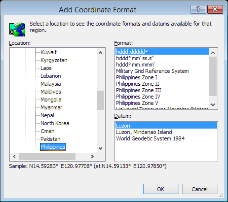 ExpertGPS is a batch coordinate converter for Philippin GPS, GIS, and CAD coordinate formats.