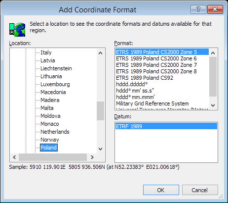 ExpertGPS is a batch coordinate converter for Polish GPS, GIS, and CAD coordinate formats.