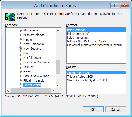 ExpertGPS is a batch coordinate converter for St. Helenian GPS, GIS, and CAD coordinate formats.