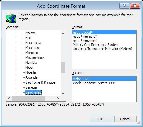 ExpertGPS is a batch coordinate converter for Seychellois GPS, GIS, and CAD coordinate formats.