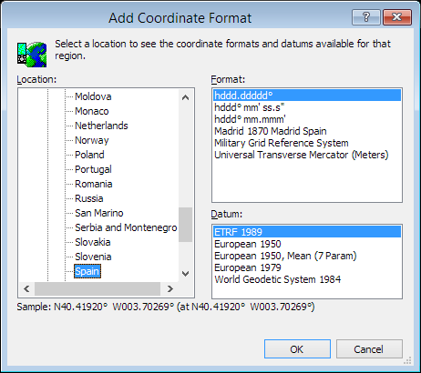 ExpertGPS is a batch coordinate converter for Spanish GPS, GIS, and CAD coordinate formats.