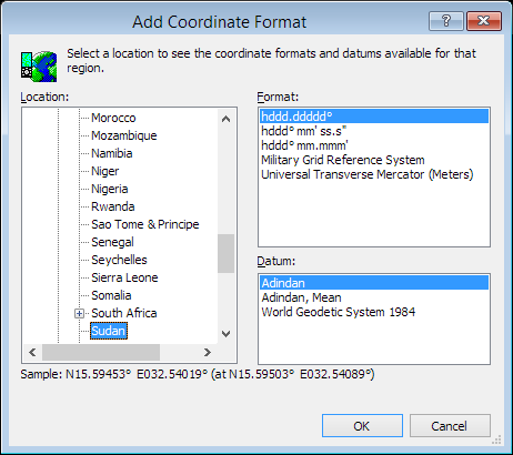 ExpertGPS is a batch coordinate converter for Sudanese GPS, GIS, and CAD coordinate formats.