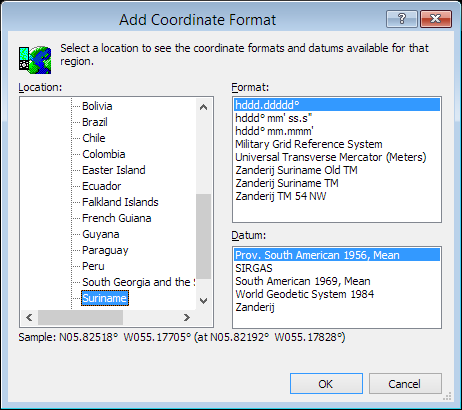 ExpertGPS is a batch coordinate converter for Surinamese GPS, GIS, and CAD coordinate formats.