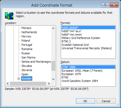 ExpertGPS is a batch coordinate converter for Swedish GPS, GIS, and CAD coordinate formats.