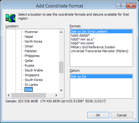 ExpertGPS is a batch coordinate converter for Syrian GPS, GIS, and CAD coordinate formats.