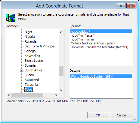 ExpertGPS is a batch coordinate converter for Togolese GPS, GIS, and CAD coordinate formats.