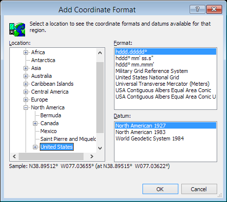 ExpertGPS is a batch coordinate converter for American GPS, GIS, and CAD coordinate formats.