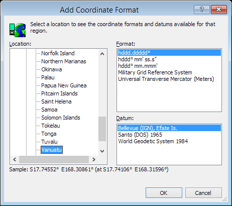 ExpertGPS is a batch coordinate converter for Ni-Vanuat GPS, GIS, and CAD coordinate formats.
