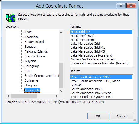 ExpertGPS is a batch coordinate converter for Venezuelan GPS, GIS, and CAD coordinate formats.