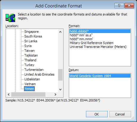 ExpertGPS is a batch coordinate converter for Yemeni GPS, GIS, and CAD coordinate formats.