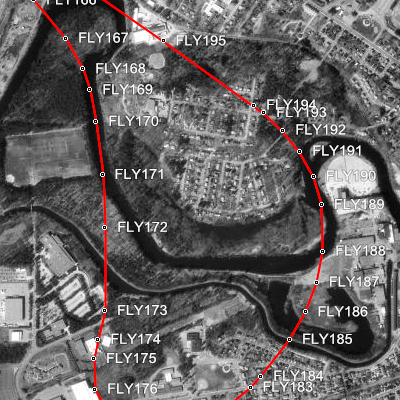 Convert helicopter tracklog into GIS shapefile