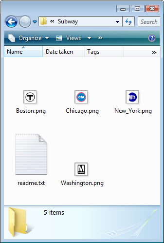 Custom Symbols folder